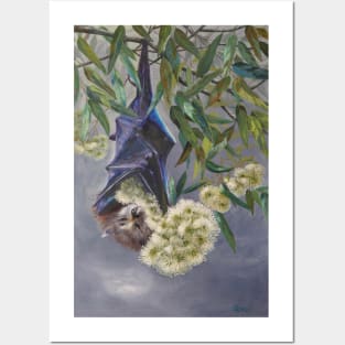 Fruit Bat Flowers Posters and Art